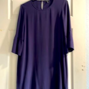 Eileen Fisher Womens Organic%100 silk  Dress Size pm Purple